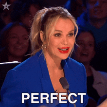 Perfect Amanda Holden GIF - Perfect Amanda Holden Britain'S Got Talent GIFs