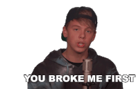 You Broke Me First Carson Lueders Sticker