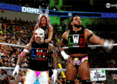 Legado Del Fantasma Rey Mysterio GIF - Legado Del Fantasma Rey Mysterio Zelina Vega GIFs