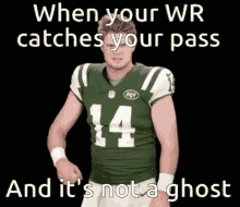 Yes Sam Darnold GIF - Yes Sam Darnold Wr Catches Your Pass GIFs