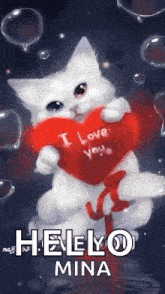 I Love You Kitten GIF - I Love You Kitten Heart GIFs