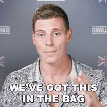 Weve Got This In The Bag Tristan GIF - Weve Got This In The Bag Tristan The Challenge World Championship GIFs