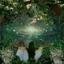 sending nature magic healing energy