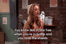 How Did I Come Up With That One> GIF - Star Trek Penny Nerd Speak GIFs