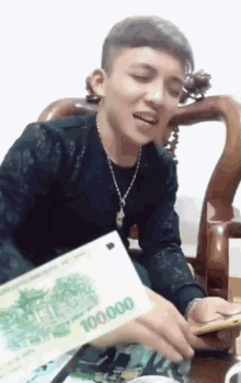 Counting Money Go Away GIF - Counting Money Go Away Smile GIFs