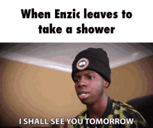 Enzic Shower GIF - Enzic Shower See You Tomorrow GIFs