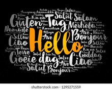 the word hello is written in many different languages .