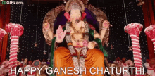 Happy Ganesh Chaturthi Gifkaro GIF - Happy Ganesh Chaturthi Gifkaro Have A Great Ganesh Chaturthi GIFs