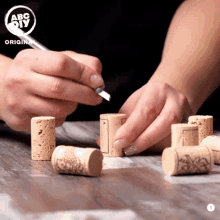 Cutting Cork GIF - Cutting Cork Diy Project GIFs