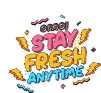 Stay Fresh Fresh Sticker - Stay Fresh Fresh Omo Sheet Mask Stickers