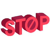 Stop Enough Sticker - Stop Enough Cut It Out Stickers