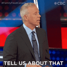 Tell Us About That Gerry Dee GIF - Tell Us About That Gerry Dee Family Feud Canada GIFs