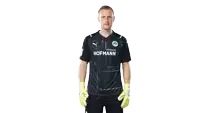 a man wearing a hofmann shirt and gloves