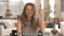 What'S Wrong With Being Basic? GIF - Younger Tv Younger Tv Land GIFs