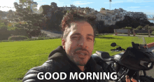 Good Morning Adam Waheed GIF - Good Morning Adam Waheed Motorcyclist GIFs