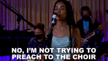 No Im Not Trying To Preach To The Choir Jhene Aiko GIF - No Im Not Trying To Preach To The Choir Jhene Aiko Everything Must Go Song GIFs
