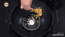 a pan with a filipino logo on it