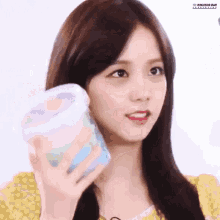 Jisoo Ice Cream GIF - Jisoo Ice Cream Cute GIFs