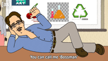 You Can Call Me Bossman Stebe GIF - You Can Call Me Bossman Stebe Royal Crackers GIFs