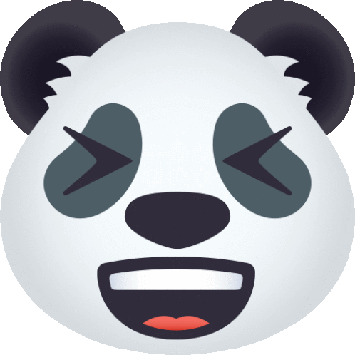 Hahaha Panda Sticker - Hahaha Panda Joypixels Stickers