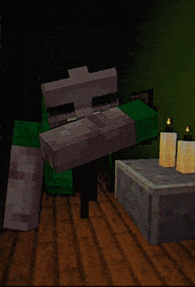 a poster for a game called cursed case with a minecraft character on it