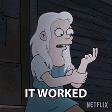 It Worked Bean GIF - It Worked Bean Disenchantment GIFs