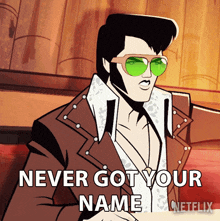 Never Got Your Name Agent Elvis Presley GIF - Never Got Your Name Agent Elvis Presley Matthew Mcconaughey GIFs