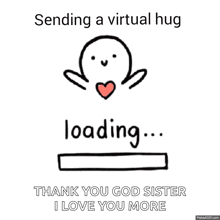 Hugs Sending Virtual Hugs GIF