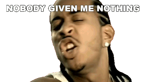 Nobody Given Me Nothing Ludacris Sticker - Nobody Given Me Nothing Ludacris Diamond In The Back Song Stickers