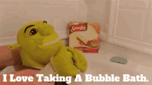 Sml Shrek GIF - Sml Shrek I Love Taking A Bubble Bath GIFs