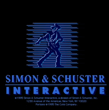 a logo for simon & schuster interactive is shown
