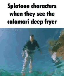 Splatoon Calamari GIF - Splatoon Calamari Deep Fryer GIFs