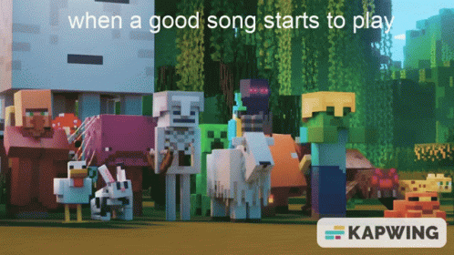 Minecraft Good Song GIF - Minecraft Good Song Minecraft Live2022 - Discover  & Share GIFs