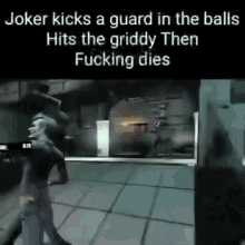 Joker Griddy GIF