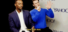 deal with that falcon captain america anthony mackie chris evan