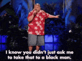 a man singing into a microphone with the words i know you didn 't just ask me to take that