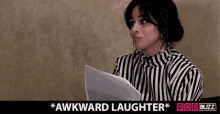 Awkward Laughter Camila Cabello GIF - Awkward Laughter Camila Cabello Popbuzz GIFs