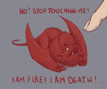 smaug animated animation dragon stop touching me