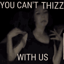 You Cant Thizz With Us You Cant Sit With Us GIF - You Cant Thizz With Us You Cant Sit With Us Thizz GIFs