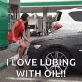 Gas Changing Car Oil GIF