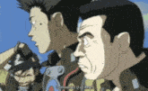 a cartoon of a man saying " commander u-up there ! "