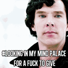Idgaf Sherlock GIF - Idgaf Sherlock Benedict Cumberbatch GIFs