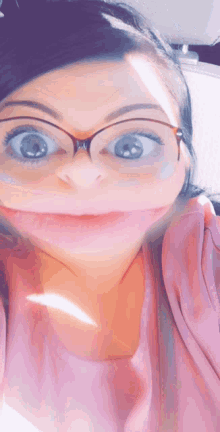 Eye Glasses Selfie GIF - Eye Glasses Selfie Filtered GIFs