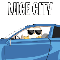 Wice City Vice Sticker
