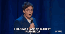 I Had No Plans To Make It In America Hannah Gadsby GIF - I Had No Plans To Make It In America Hannah Gadsby Hannah Gadsby Douglas GIFs