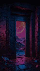 a blue door with a poster on it that says lamualaik
