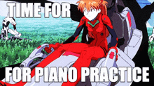 Piano Evangelion GIF - Piano Evangelion Asuka GIFs