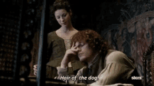 Outlander Tired GIF - Outlander Tired Hair Of The Dog GIFs