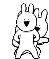 Bunny Weird Sticker - Bunny Weird Anime Stickers
