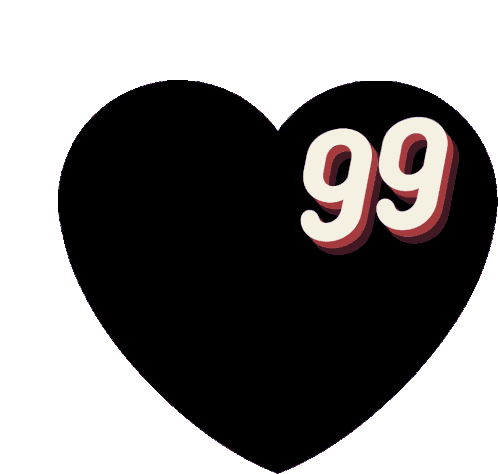99heart Whispercrew Sticker - 99heart Heart Whispercrew Stickers
